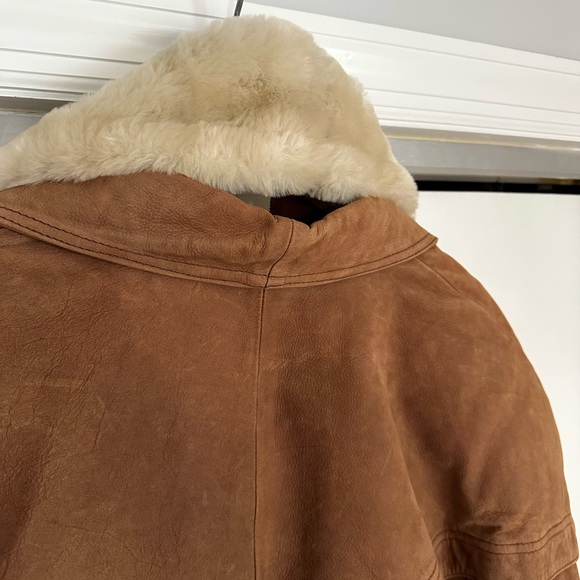 Wilsons Leather Brown Bomber Jacket - Picture 9 of 10